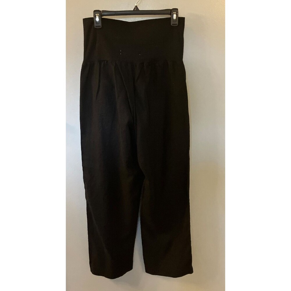 Sonoma Maternity Black Pull on High Elastic Waist Pants Size 10